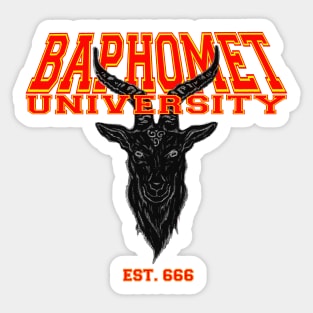 Baphomet University Sticker